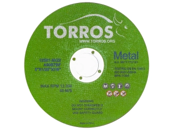 Круг отрезной TORROS 125x1.0x22.2